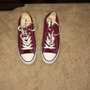 Burgundy Converse